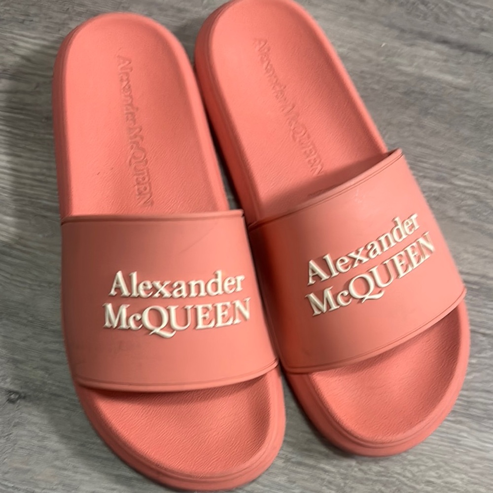 Alexander McQueen Salmon Slides